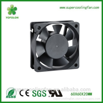 60*60*20mm 12V 24V dc Axial fan competitive price low noise high flow brushless cooling fan